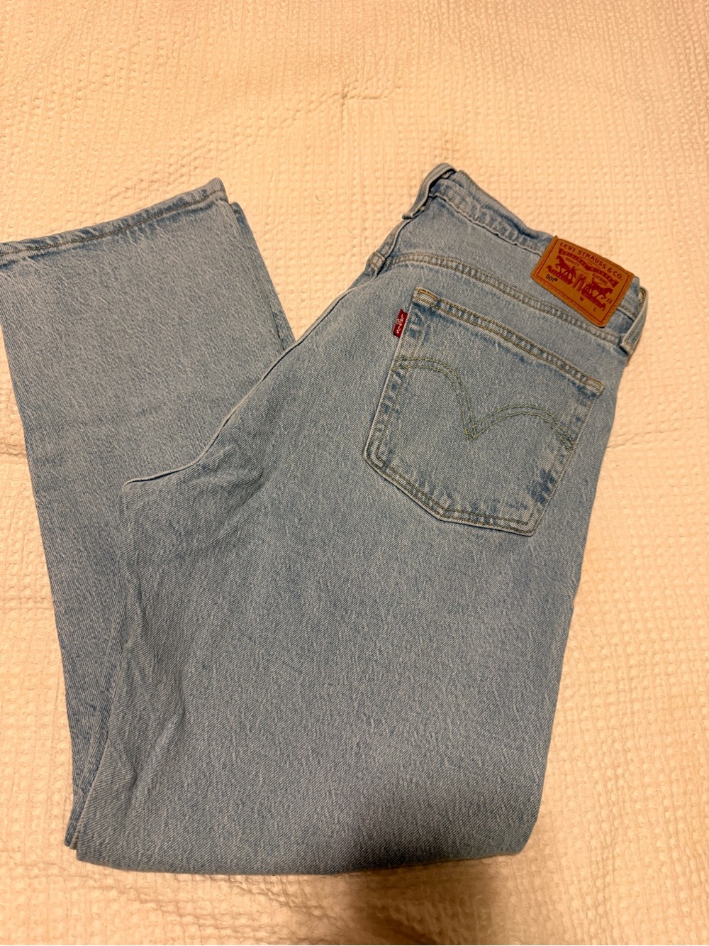 Levi's 501 Light Wash Straight Leg Women's Jeans